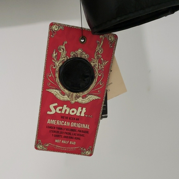 Schott NYC Perfecto Men's Leather Delivery Jacket, New With Original Tags. - Picture 2 of 11